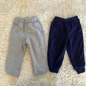 Sweat pants and fleece